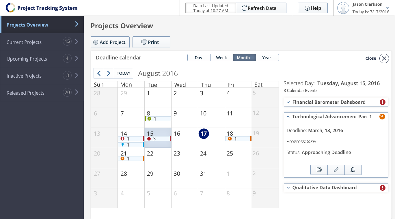02 Calendar View